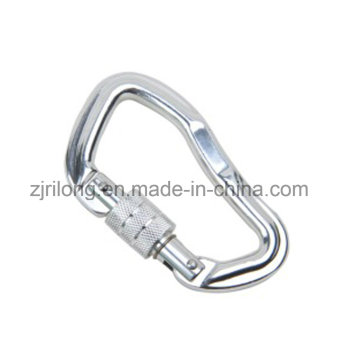 Aluminum Alloy Carabiner Hook Keychain with Lock